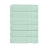 Ensemble de Serviettes en Coton Super Doux 600 g/m² par Sweet Needle, Marine - 2 Serviettes de Bain, 2 Mains et 6 Lavage/Visa