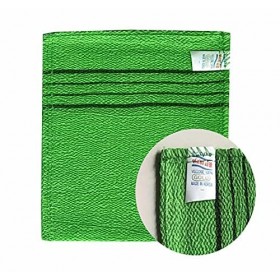 Korean Exfoliating Bath Washcloth [4 pcs] Green by TeChef Home by Korean Italy Towel