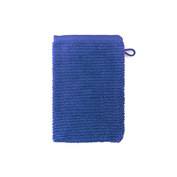 Möve Elements Gant de Toilette 100% Coton Bleu Roi 20 x 15 cm