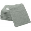 ZOLLNER Set de 10 Gants de Toilette, 16x21 cm, Coton, Bleu Clair