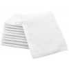 ZOLLNER Set de 10 Gants de Toilette, 16x21 cm, Coton, Bleu Clair