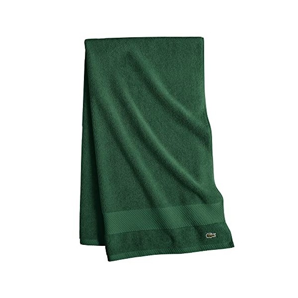 Lacoste Heritage Supima Gant de toilette en coton Rose clair 33 x 33 cm Gants et carrés de toilette