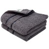 Towelogy® Lot de 6 débarbouillettes en coton 650 g/m² - Lavables en machine - 30 x 30 cm - Violet prune 650 g/m²