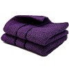 Towelogy® Lot de 6 débarbouillettes en coton 650 g/m² - Lavables en machine - 30 x 30 cm - Violet prune 650 g/m²