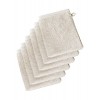 De Witte Lietaer 201445 Wellness Lot de 6 Gants de Toilette Coton Blanc 15 x 22 cm