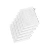 De Witte Lietaer 201445 Wellness Lot de 6 Gants de Toilette Coton Blanc 15 x 22 cm