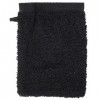 Linnea Gant de Toilette 16x21 cm Pure Noir 550 g/m2