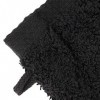 Linnea Gant de Toilette 16x21 cm Pure Noir 550 g/m2