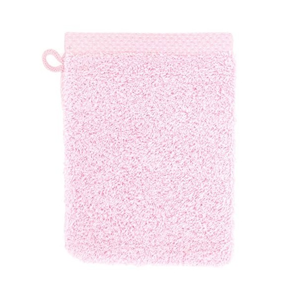 Linnea Gant de Toilette 16x21 cm Pure Rose Bonbon 550 g/m2