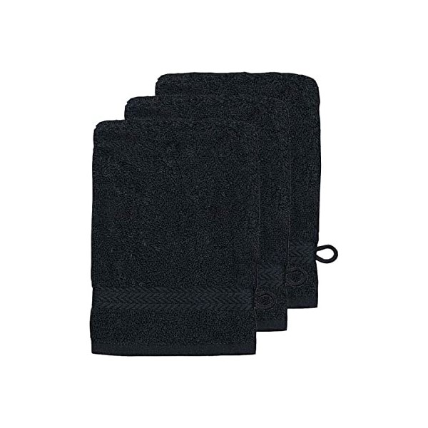 Sensei Lot de 3 Gants de Toilette 550gr/m² Luxury La Maison du Coton