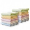 Sitrda Lot de 10 serviettes de toilette en bambou, couleurs élégantes, très absorbantes, lavables en machine, multi-usages, 2