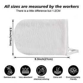 PHOGARY Lot de 10 Gants de Toilette Visage en Velours de Cristal, Gants de Visage Doux en Velours de Cristal, Linge de Bain S