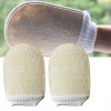 LATRAT 2 pièces Gants de loofah exfoliants Spa corps Gants exfoliants peaux mortes Gant de sauna pour hommes femmes