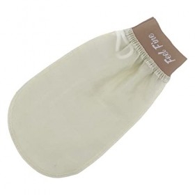 Feel Fine Gant exfoliant turc 100 % soie pour le corps et le visage, gant de bain, exfoliant pour le corps et le visage, pour