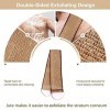 2 Pièces Gants Exfoliants en Jute et Sangle Lave Dos en jute,Eponge Exfoliante Dos,Gants exfoliants naturels pour bains du do