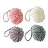 FRCOLOR 4 Pièces Boule De Bain Fleur De Bain Éponge De Nettoyage Douche Loufah Éponge De Bain Luffa Douche Épurateur De Exfol