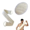 Loofah Eponge, Loofahs Brosse Exfoliante, Loofah Back Scrubber, Sangle de Bain en Luffa, Épurateur Exfoliant pour le Corps en