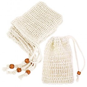 Sibba Sac à Savon En Maille Filet Pour Voyage Maison Douche Bain Moussant Exfoliation Efficace