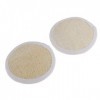 2pcs naturel rond corps de Bain Loofah éponge épurateur visage Pad exfoliant pore respectueux de lenvironnement et pratique