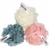 Amazerbst Lot de 3 éponges luffa pour homme et femme
