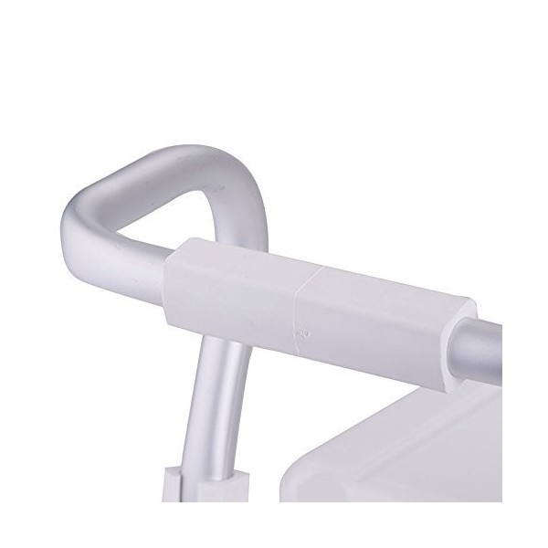 MSV Grand siège de Baignoire Extensible 50-70cm Blanc - Max 120kg