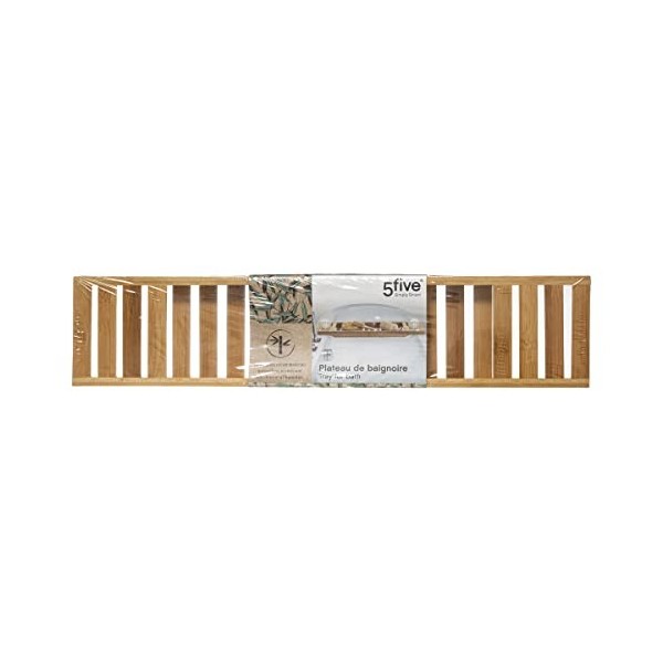 AC-Déco Plateau pour Baignoire en Bambou - 70 x 15 x 4,5 cm