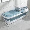 Schwänlein® Baignoire pliable pour adulte - 138 x 64 x 54 cm - Baignoire mobile pliable idéale pour les petites salles de bai