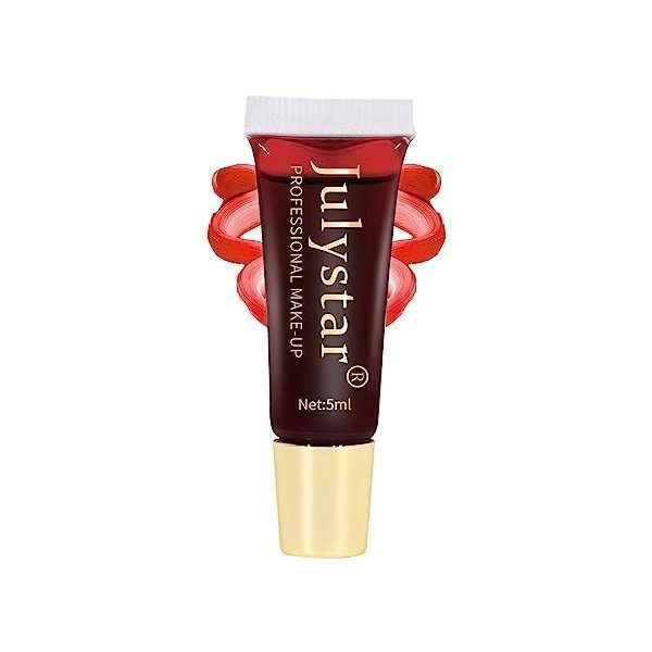 Lip Stain Peel Off longue durée,Brillant à lèvres coloré Peel-Off | Teinte de masque, imperméable et durable, se décolle faci