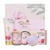 accentra RELAX Set de bain et de soin dans un beau coffret cadeau, Wellness - Set cadeau pour femmes avec beurre corporel, sa