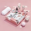 Pêche Coffret Cadeau pour Femme 8 PCS, Huile de Massage, Lotion Pour Le Corps, Bougie, Sel de Bain, Crème Pour Les Mains, Cad