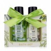 Accentra - coffret de douche pour femme OLIVE dans une belle boîte cadeau - coffret de soins en 2 parties avec gel douche et 