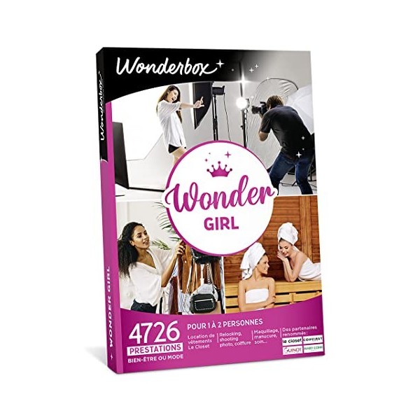 Wonderbox - Coffret Cadeau - Bien Être - Wonder Girl - 1 Prestation Bien-être Ou Mode