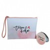 TE Whaka Pochette + Miroir Témoin de Choc | Cadeau EVJF - Demande témoin - Cadeau témoin Mariage - Accessoire Mariage | Team 