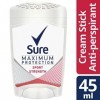 Sure Maximum Protection Sport Strength Anti-transpirant Stick Crème 45 ml