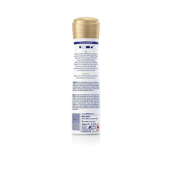 NIVEA Antisudorifique Black & White Invisible Silky Smooth Spray 150 ml