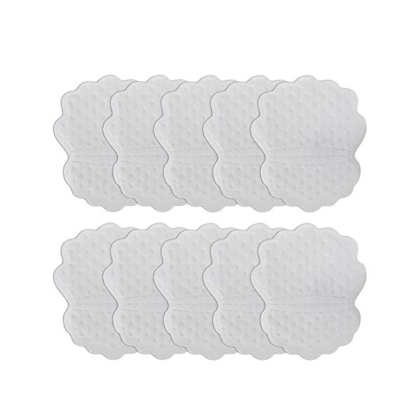 AYFFDIYI Lot de 10 patchs anti-transpiration pour aisselles dété - Jetables et respirants - Absorbants - Perspiration