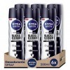 NIVEA Men NIVEA Men Spray Invisible for Black & White Men Original – 200 ML – 6 unités