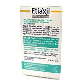 Etiaxil Détranspirant Aisselles Peaux Sensibles Roll-On Lot de 2 x 15 ml
