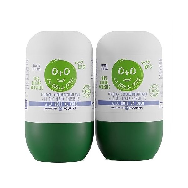 POUPINA - Le Déodorant Bio Spécial peaux sensibles - À partir de 10 ans - 100% dingrédients dOrigine Naturelle - Fabriqué e