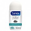 SANEX - Déodorant à Bille Natur Protect Extra Efficacité - Déodorant pour Homme et Femme à la Pierre dAlun - Efficacité 48 h