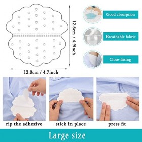 MAIYADUO 40 Pièces Patch Anti Transpiration - Jetable, Invisible et Confortable - Coussinet Anti Transpirant Aisselles Patch 