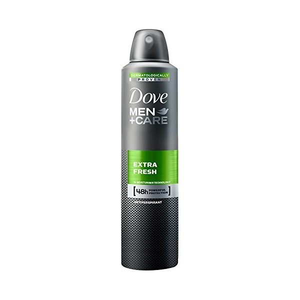 Dove Men+ Care Déodorant anti-transpirant extra-frais en aérosol - Lot de 3