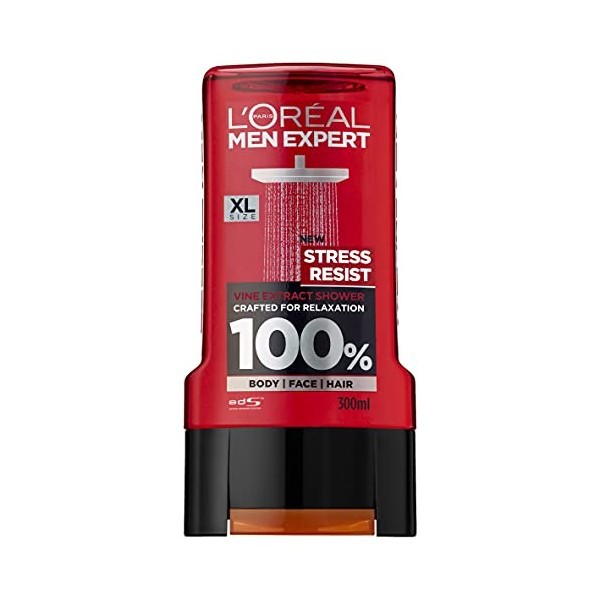 Déodorant LOréal Paris Men Expert Stress Resist - 150 ml - Lot de 6