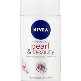 Anti-transpirant Nivea Pearl and Beauty 48&nbsp;heures - 50&nbsp;ml Lot de 6 - Lemballage peut varier