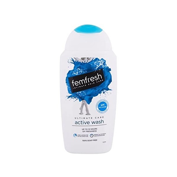 Femfresh - Toilette Intime - Gel-Crème Odor Control - Fraîcheur Longue Durée - Flacon de 250 ml