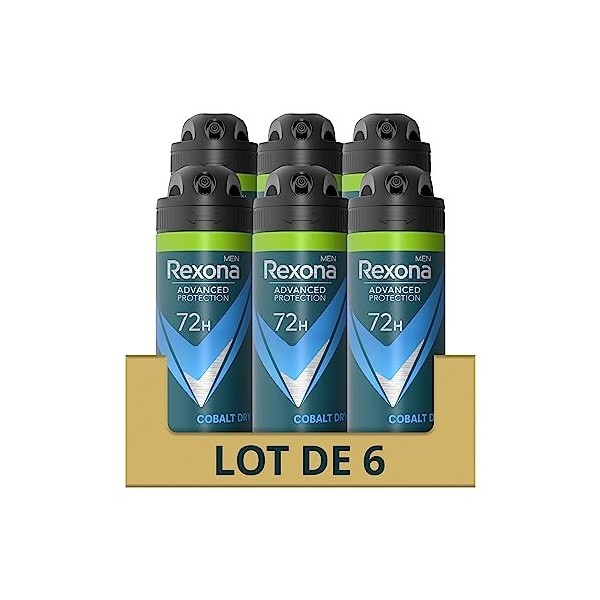 Rexona Déodorant Cobalt Compressé 100ml 72h x6