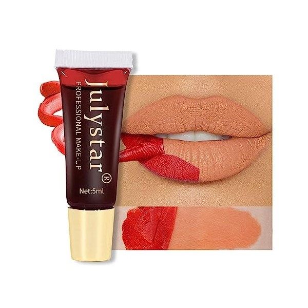 Lip Stain Peel Off longue durée | Teinture de masque Peel Off pour les lèvres - Teinture à lèvres longue durée, imperméable, 