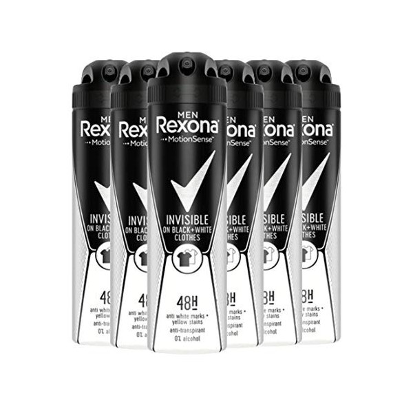 Rexona Vaporisateur de déodorant, LOT DE 6