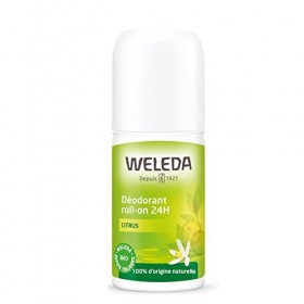 WELEDA - Déodorant Roll-On au Citrus - Sans Sels dAluminium - Efficacité 24&nbsp;h - Flacon à Bille 50&nbsp;ml & Déodorant Roll-On à l