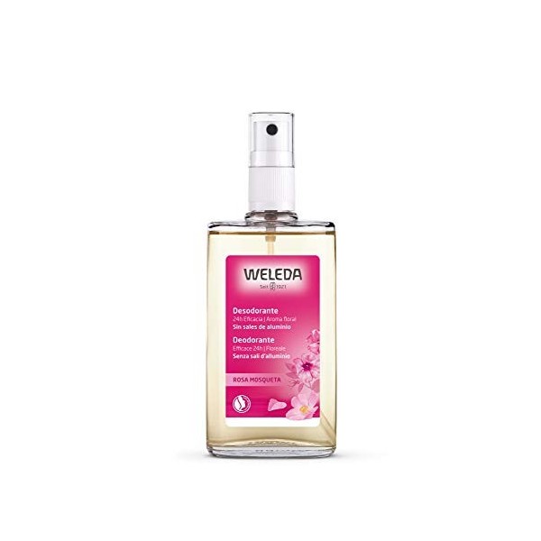 Weleda – Déodorant naturel pour le corps pour musquée 100 ml rose